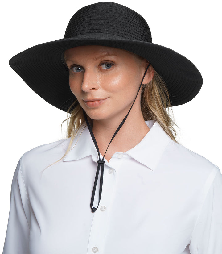 Women's Shelly Shapeable Travel Sun Hat | Black