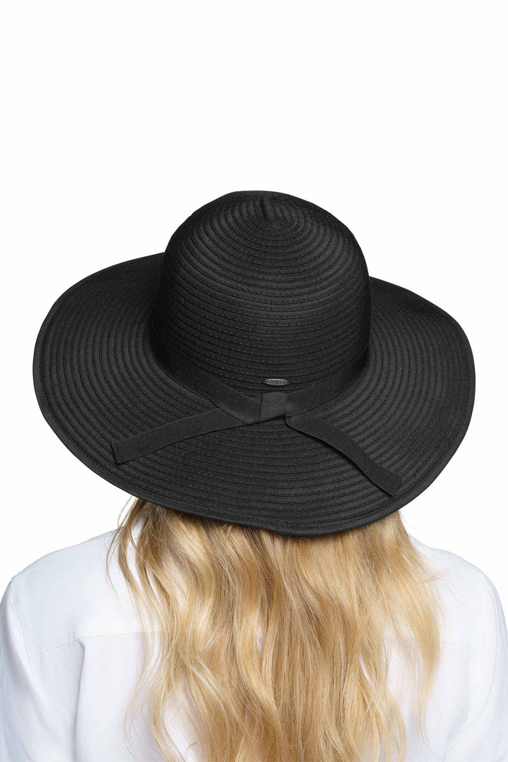 Shelly Shapeable Travel Sun Hat | Black