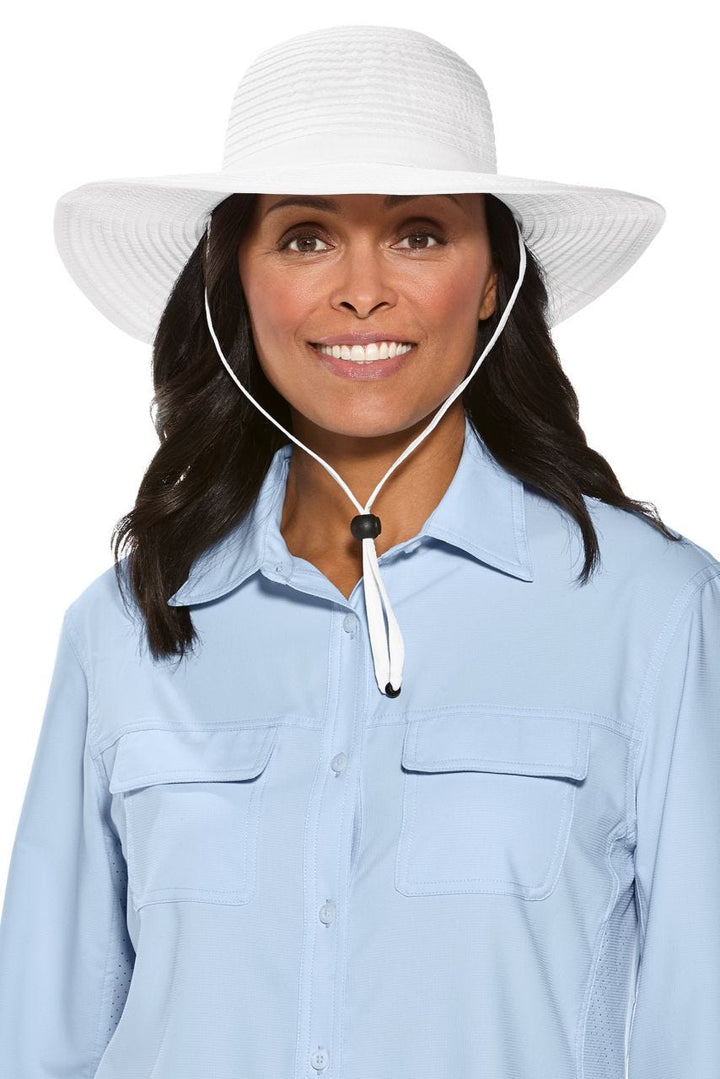 Women's Shelly Shapeable Travel Sun Hat | White