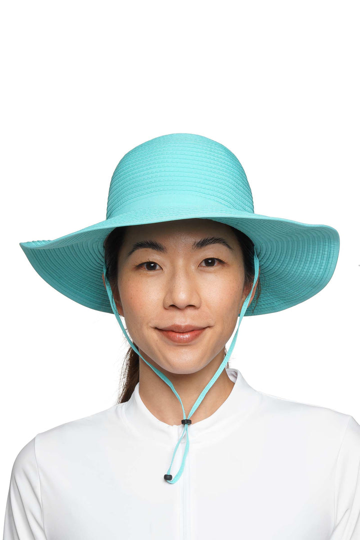 Women's Shelly Shapeable Travel Sun Hat | Bay Aqua