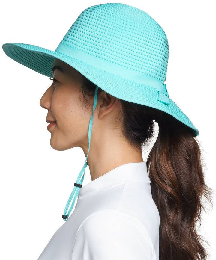 Women's Shelly Shapeable Travel Sun Hat | Bay Aqua