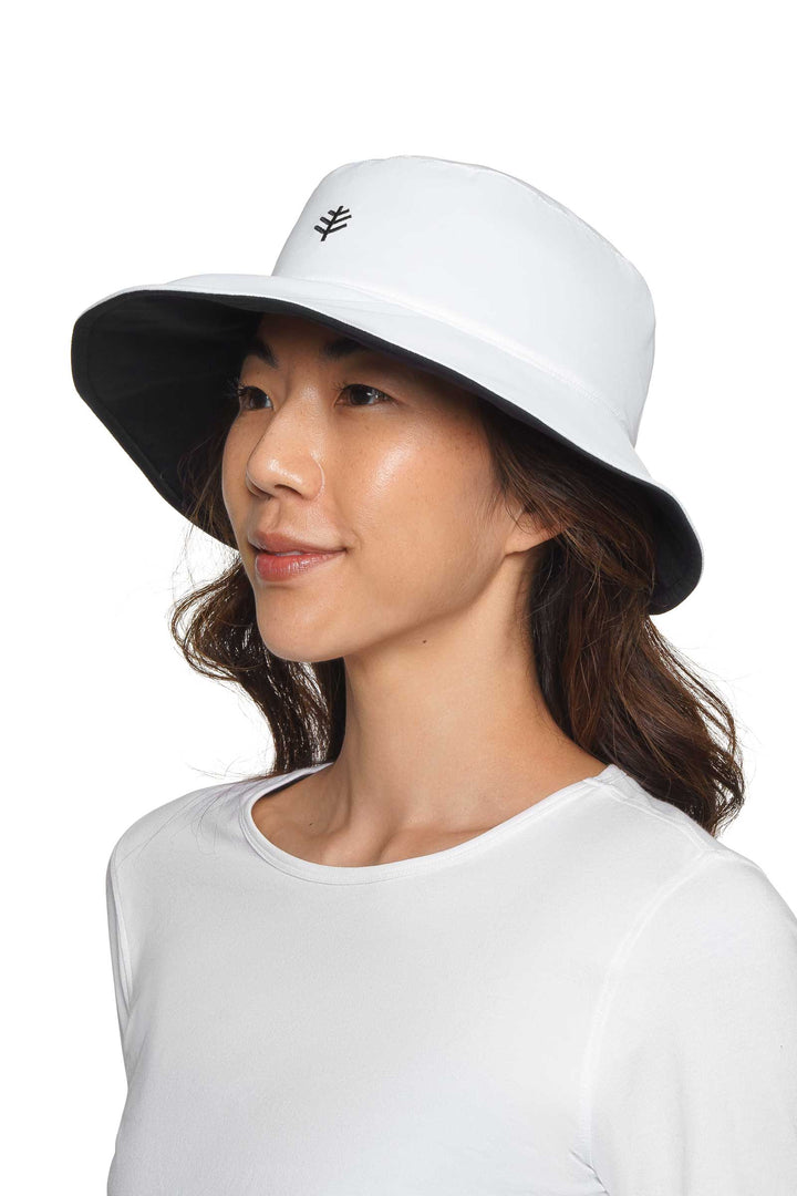 Women's Ariel Reversible Pool Hat | White