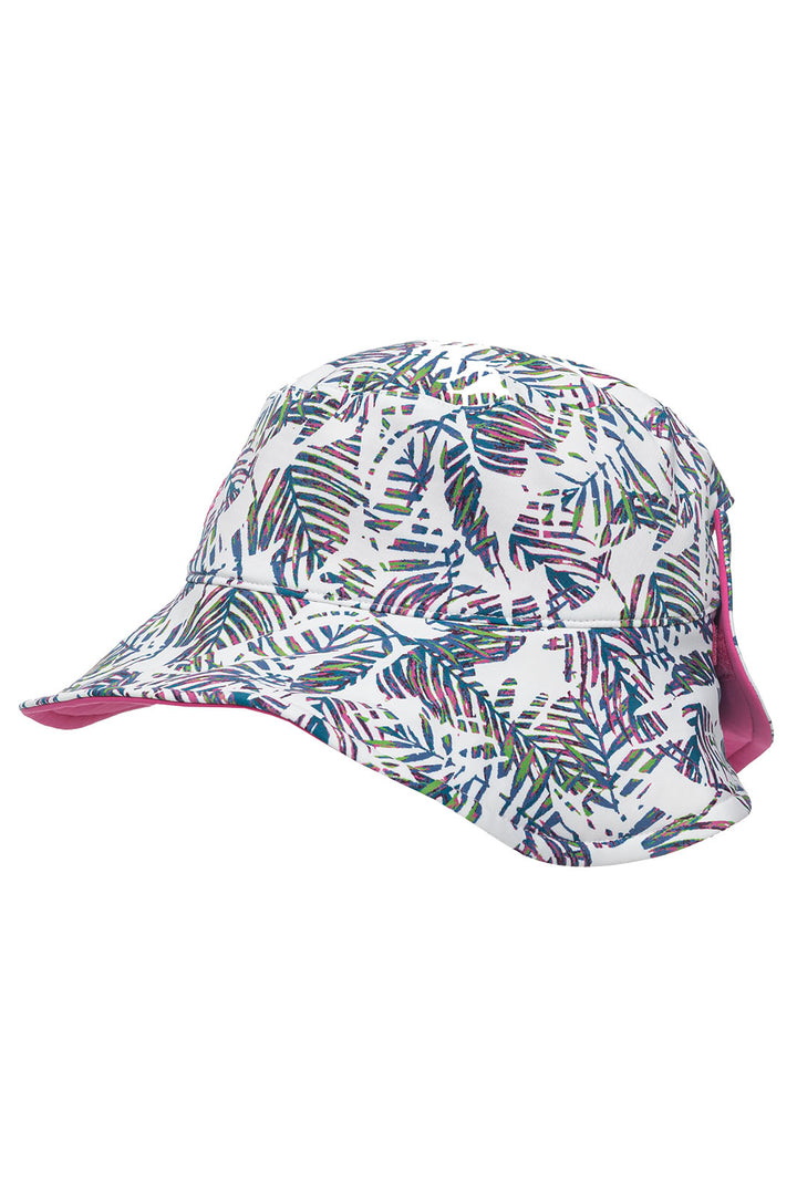 Women's Ariel Reversible Pool Hat | Magnolia Pink Beach Leaves