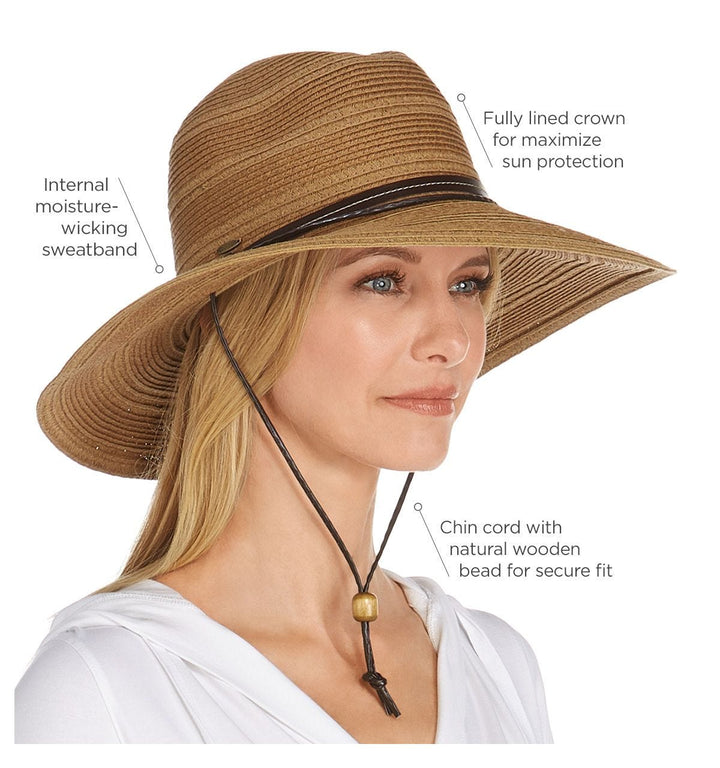 Coolibar UPF 50+ Women's Marina Sun Hat - Sun Protective (One Size