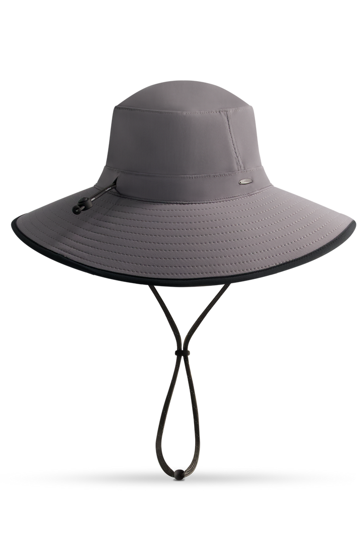 Etta Sun Catcher Hat| Carbon/Black Travel Medallion