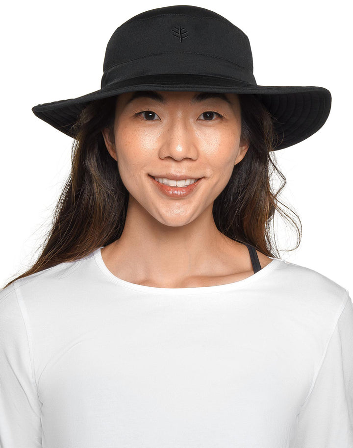 Unisex Brighton Chlorine Resistant Bucket Hat | Black