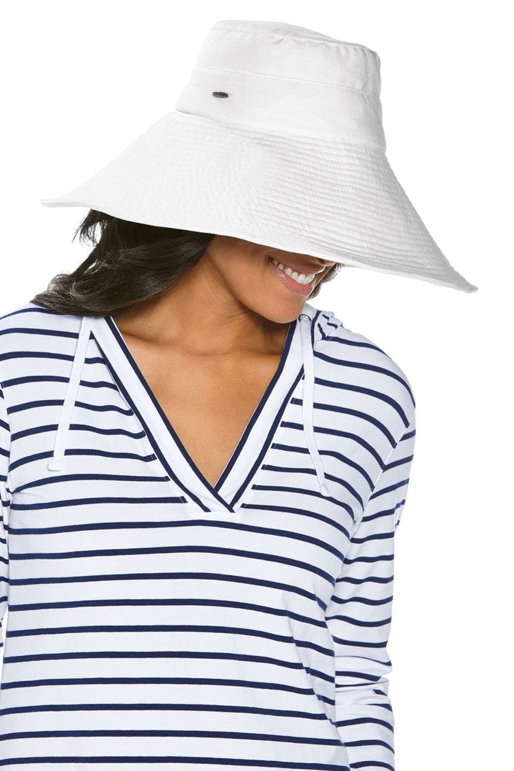 Brittany Beach Hat | White