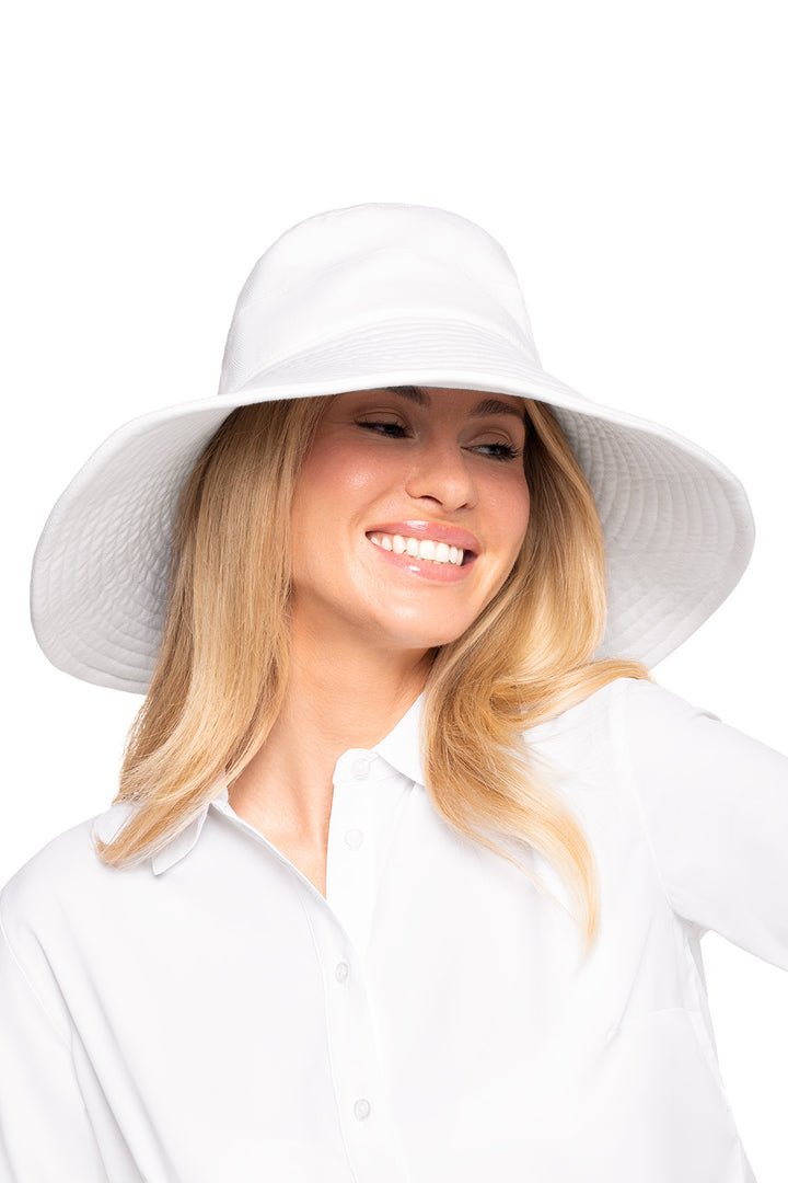 Brittany Beach Hat | White