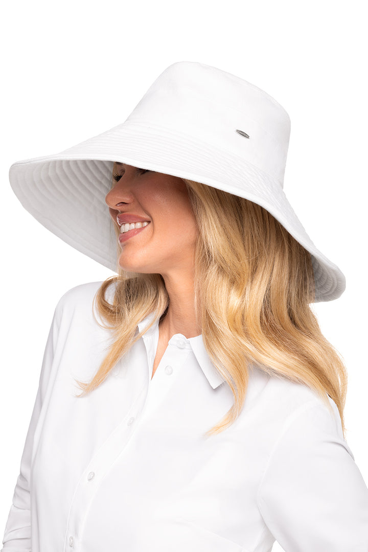 Brittany Beach Hat | White