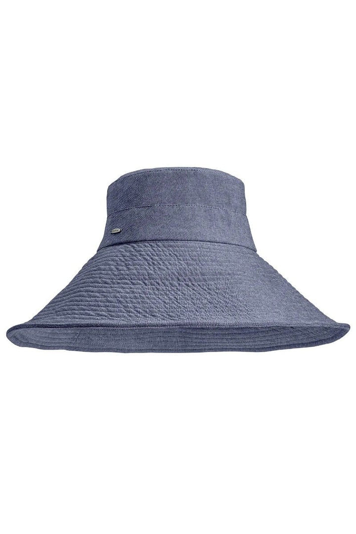 Brittany Beach Hat | Denim Blue Chambray