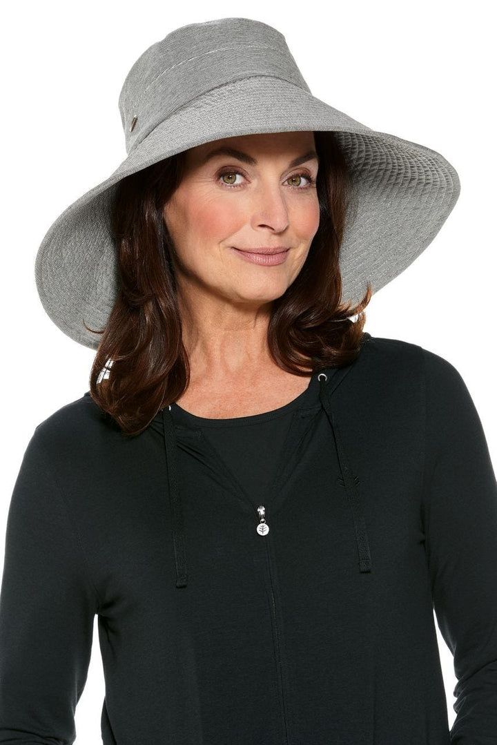 Women's Brittany Beach Hat | Black/White