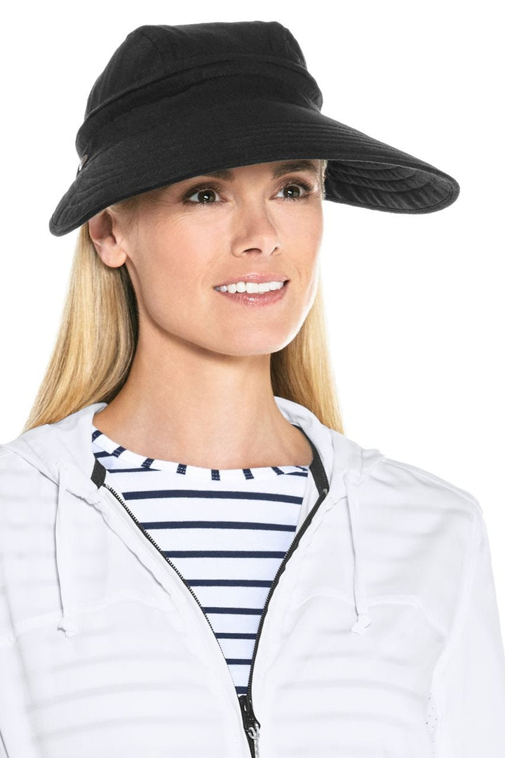 Women's Bel Aire Zip-Off Sun Visor | Black