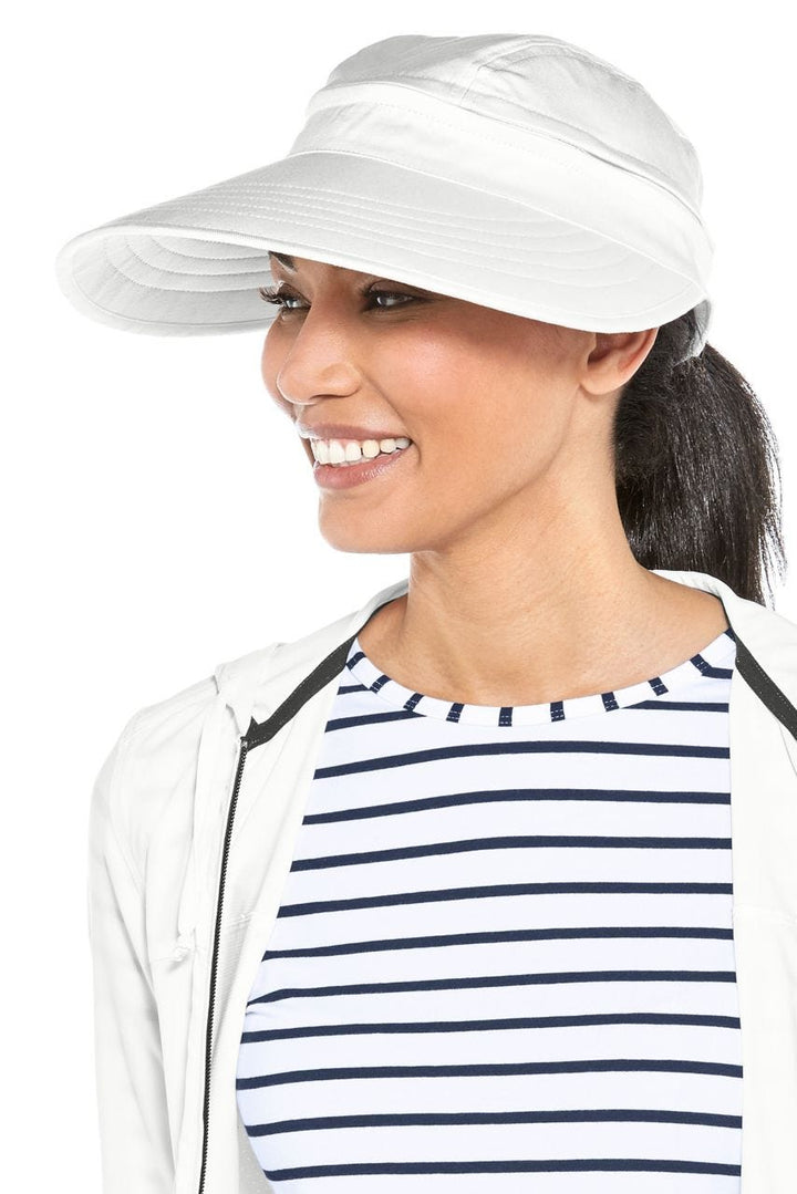 Women's Bel Aire Zip-Off Sun Visor | White