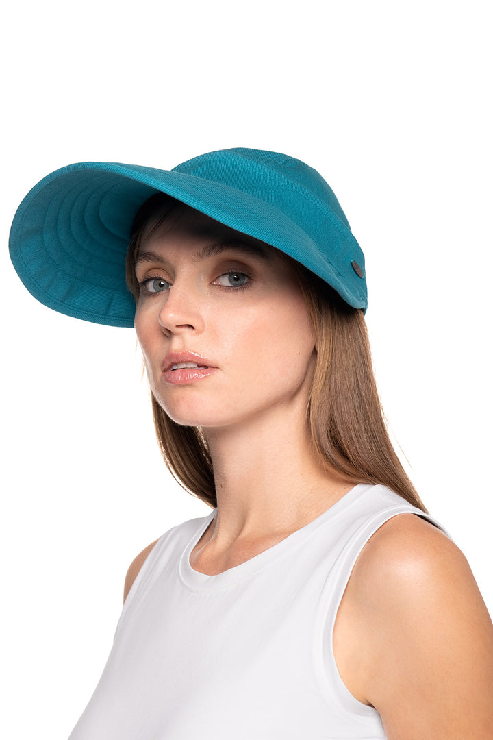 Bel Aire Zip-Off Sun Visor | Tahitian Teal