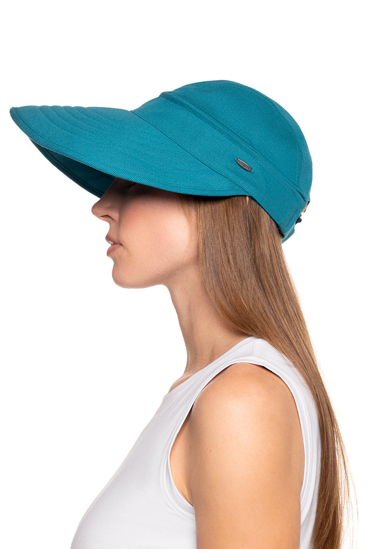 Bel Aire Zip-Off Sun Visor | Tahitian Teal