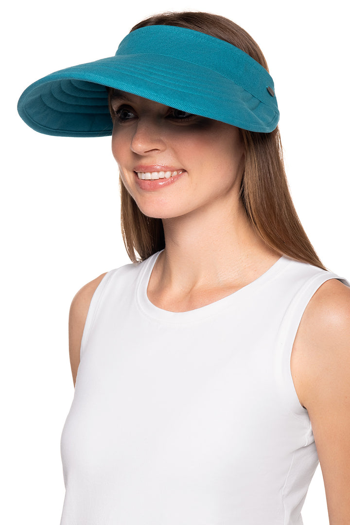 Bel Aire Zip-Off Sun Visor | Tahitian Teal