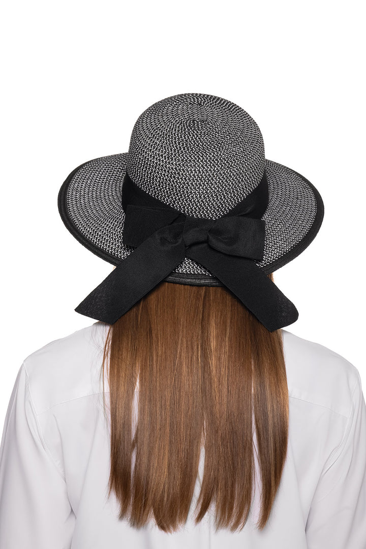 Clara Sun Hat | Black/Ivory