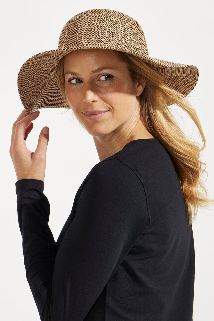 Blake Elegant Floppy Sun Hat | Tan