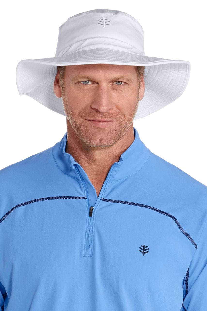 Coolibar Men's Nate Chlorine Resistant Bucket Hat UPF 50+