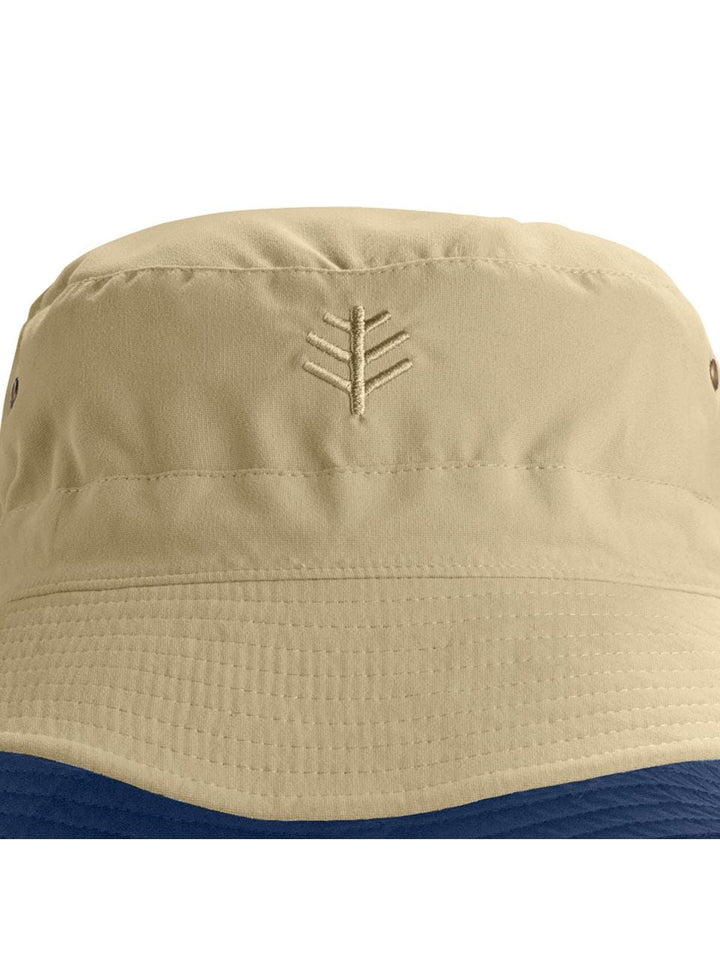 Landon Reversible Bucket Hat | Tan/Navy