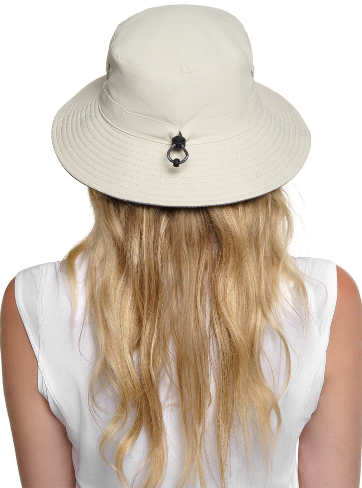 Landon Reversible Bucket Hat | Stone/Carbon