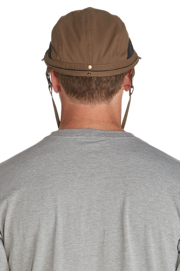 Caleb Convertible Fishing Cap | Khaki/Navy