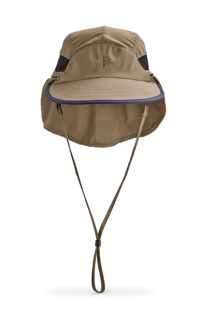 Caleb Convertible Fishing Cap | Khaki/Navy