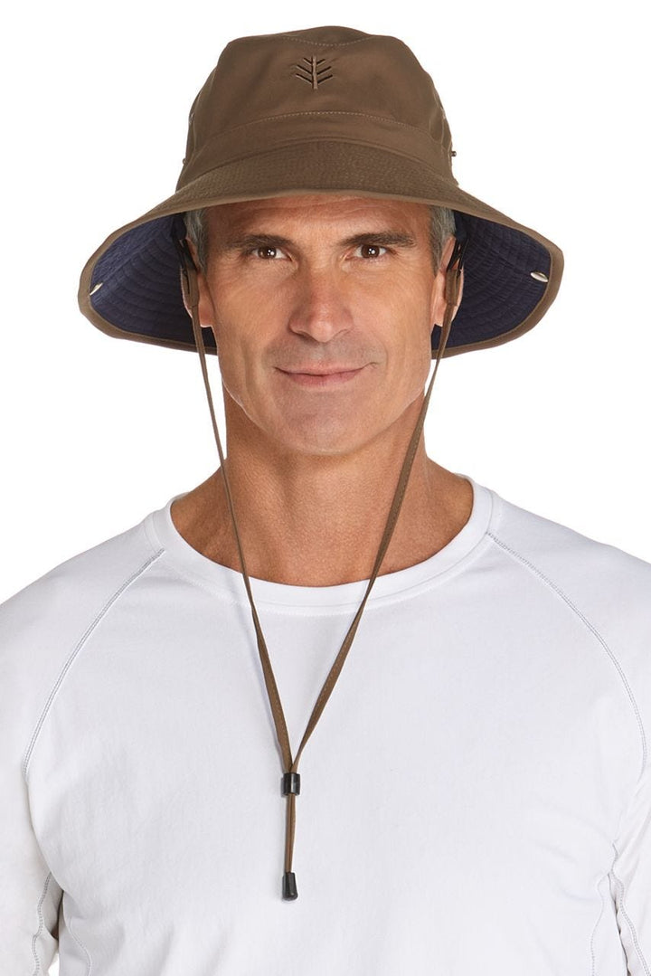 Men's Chase Featherweight Bucket Hat | Khaki/Navy