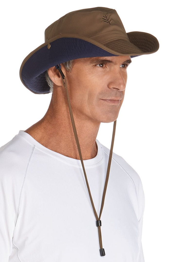 Men's Chase Featherweight Bucket Hat | Khaki/Navy