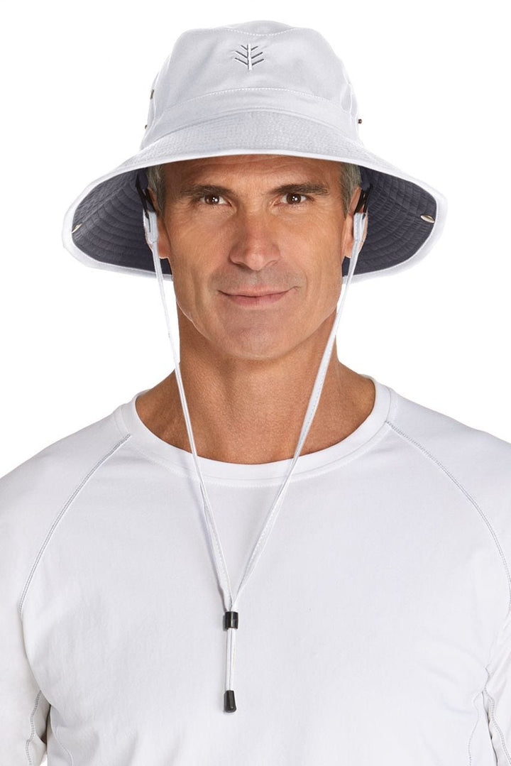 Men's Chase Featherweight Bucket Hat | White/Carbon