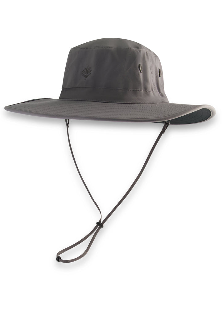 Unisex Leo Shapeable Wide Brim Hat | Carbon/Black