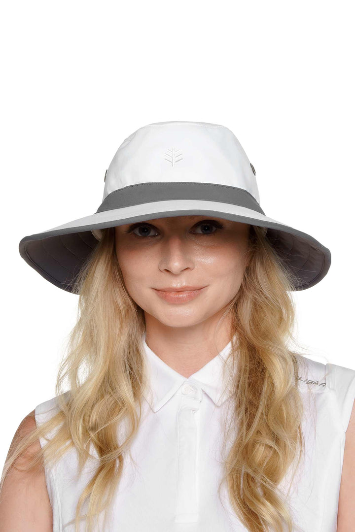 Unisex Matchplay Golf Hat | White/Carbon