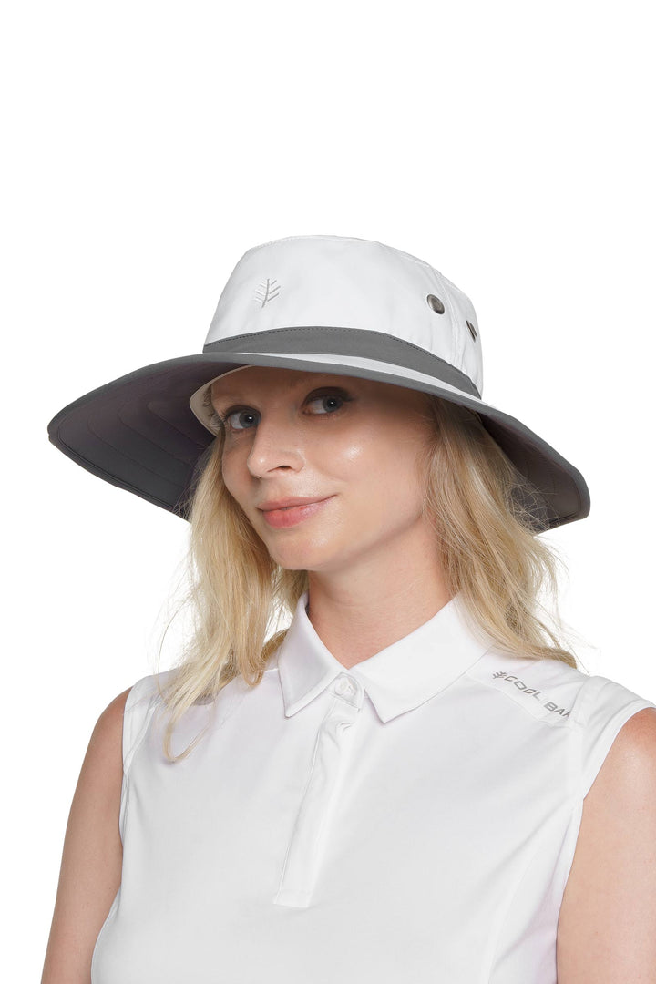 Unisex Matchplay Golf Hat | White/Carbon