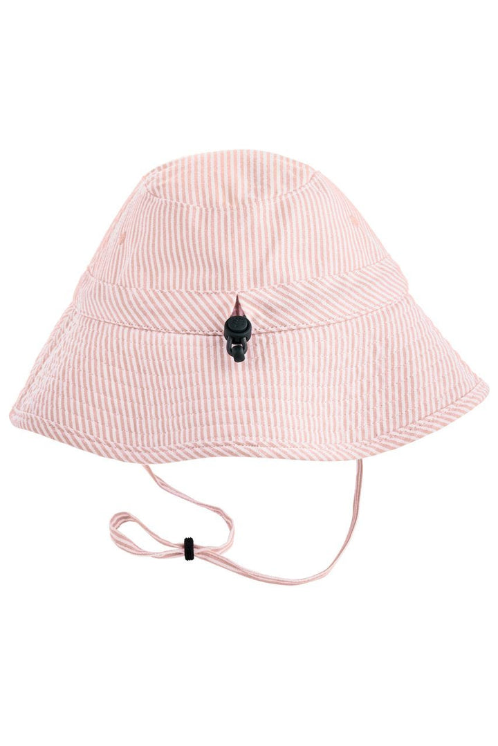 Kid's Taylor Chin Strap Hat | Light Pink Picnic Stripe