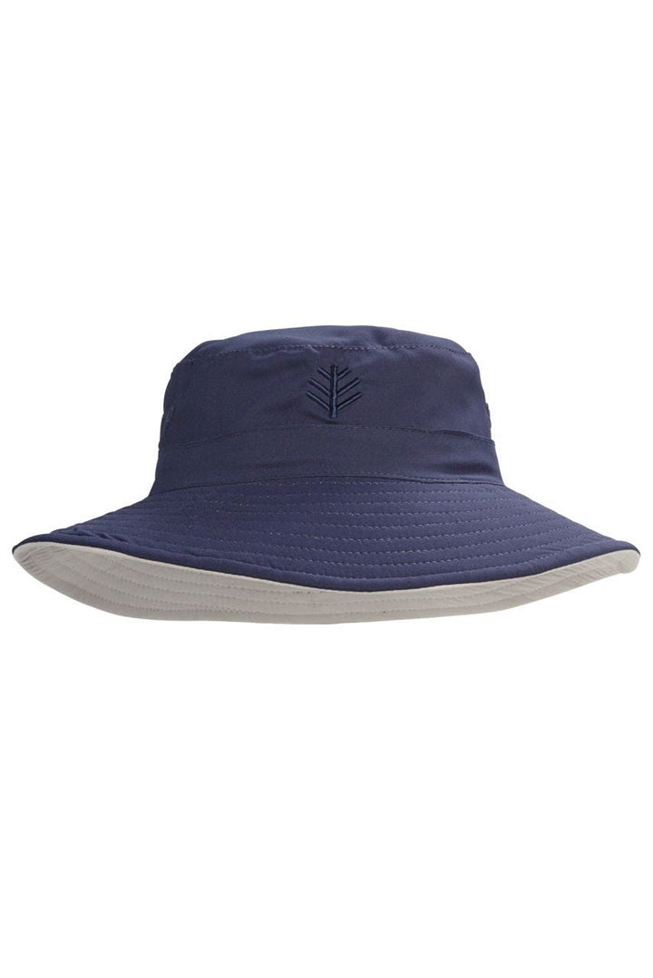 Kid's Landon Reversible Bucket Hat | Stone/Navy