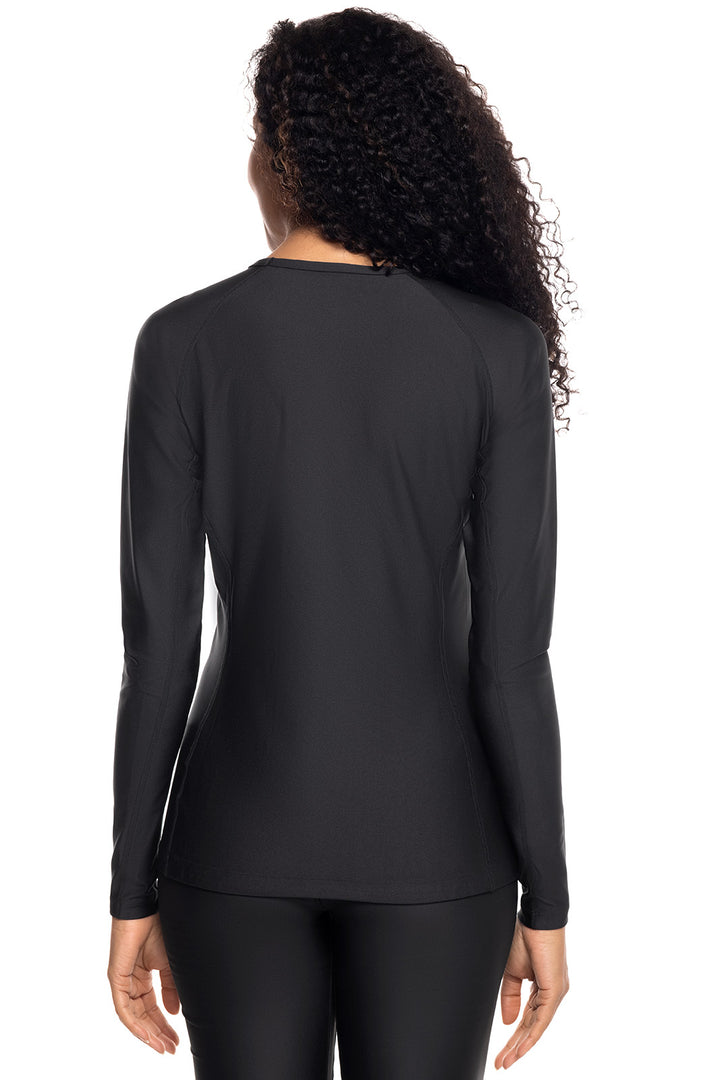 Women's Hightide Long Sleeve Swim Shirt | Black