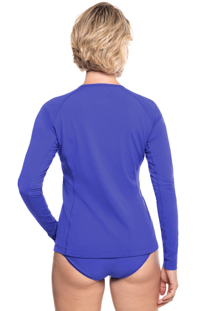 Women's Hightide Long Sleeve Swim Shirt | Baja Blue