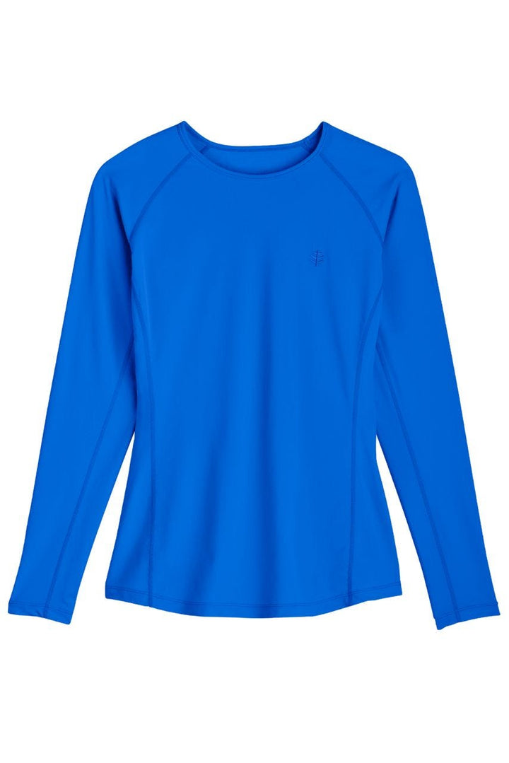 BesserBay Women's Long Sleeve Swim Shirt UV Protective Rash Guard SPF Surf  Swim Tops Aqua 2XL - Yahoo Shopping