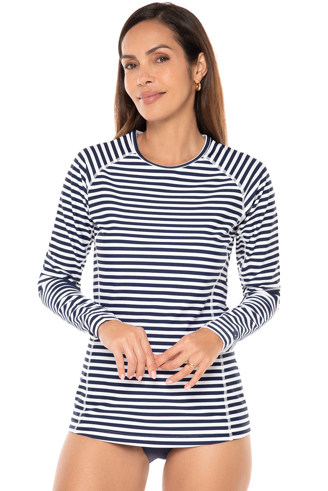 Color_White/Navy Stripe