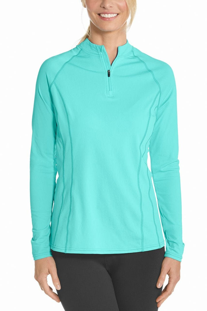 Women's Freestyle Long Sleeve Rash Guard | Tropical Mint