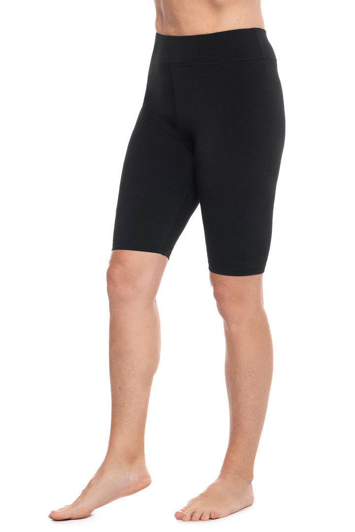 Women's Deep Water Swim Shorts | Black