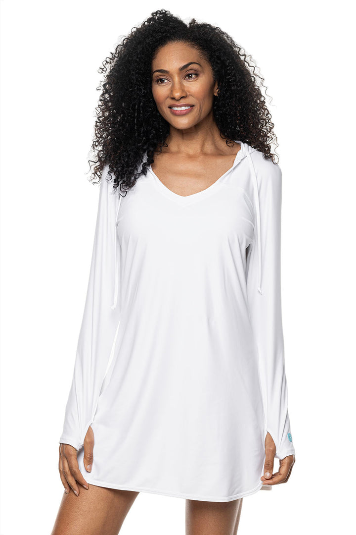 Women's Seacoast Swim Cover-Up Dress | White