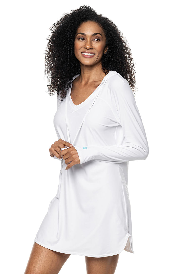 Women's Seacoast Swim Cover-Up Dress | White