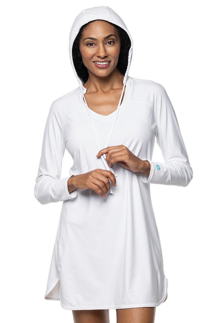 Women's Seacoast Swim Cover-Up Dress | White