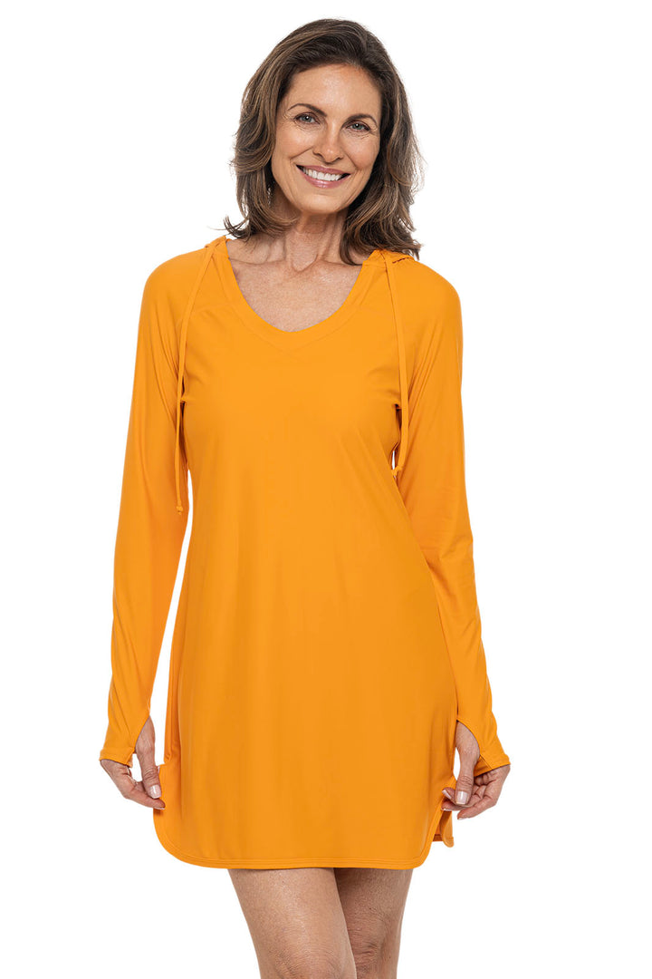 Women's Seacoast Swim Cover-Up Dress | Apricot Crush