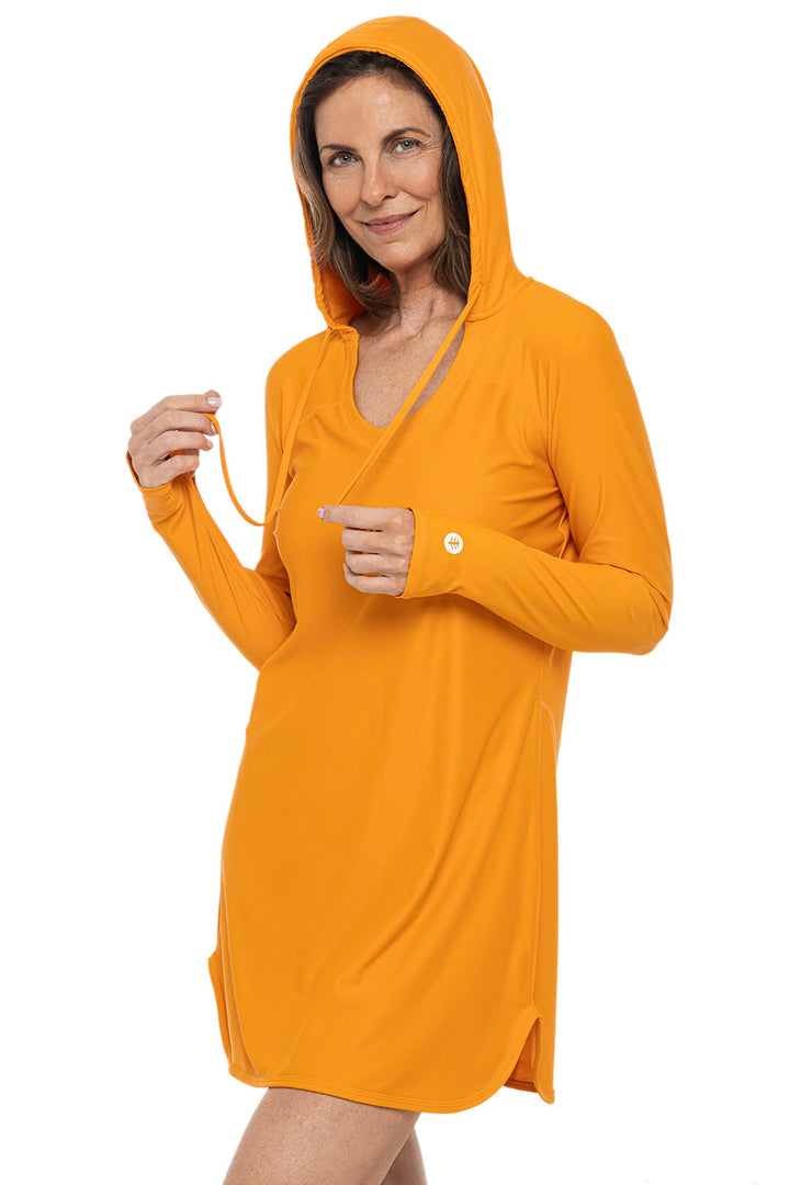 Women's Seacoast Swim Cover-Up Dress | Apricot Crush