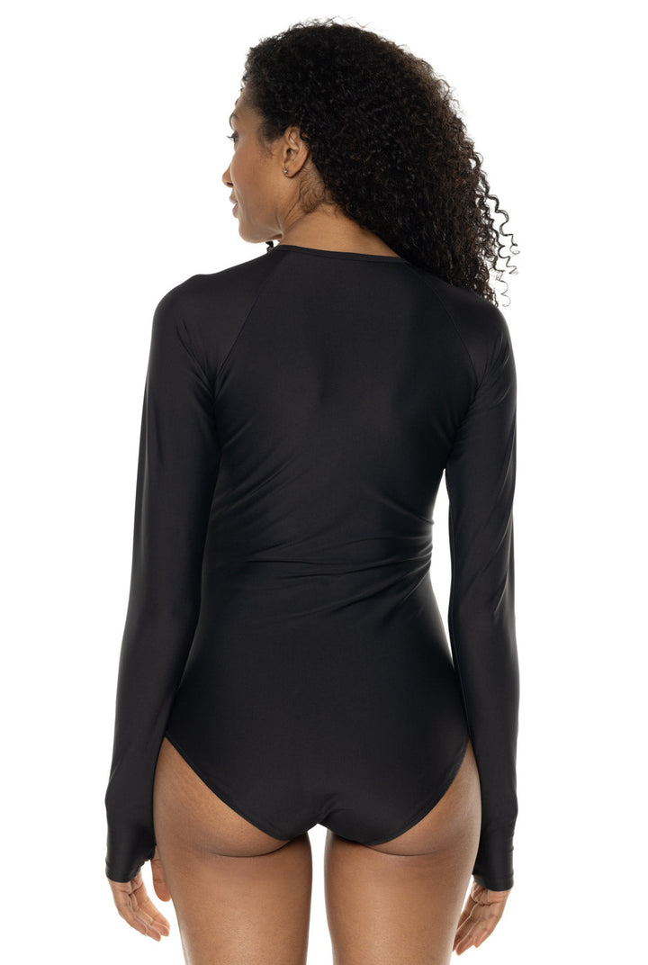 Women's Escalante Long Sleeve Swimsuit | Black