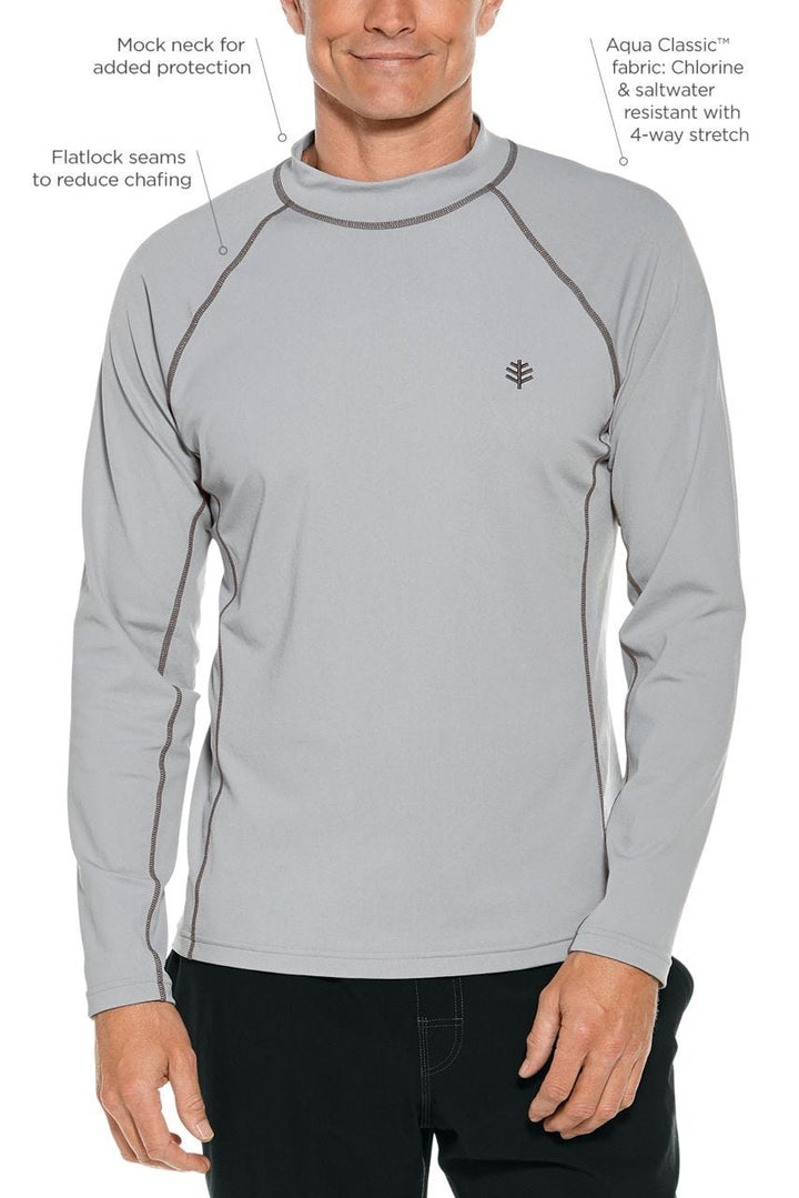 Men's Tulum Long Sleeve Surf Rash Guard | Mercury