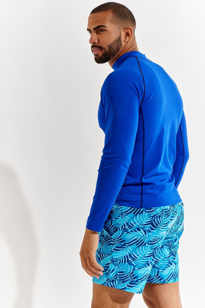 Men's Tulum Long Sleeve Surf Rash Guard | Cobalt