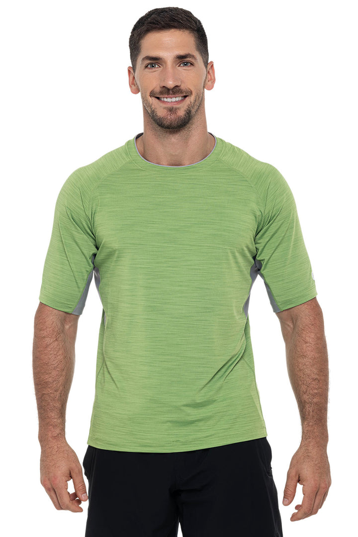 Men's Ultimate Short Sleeve Rash Guard | Soft Fern Line